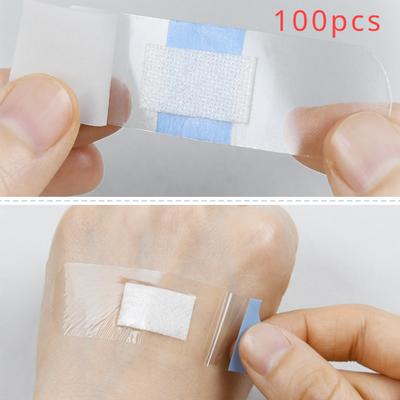 120 Stück wasserdichtes Pflaster, transparent, unsichtbar, blutungshemmend, abriebfest, Fußabdeckung, Narben, atmungsaktiv, Wasserbad, Schwimmen