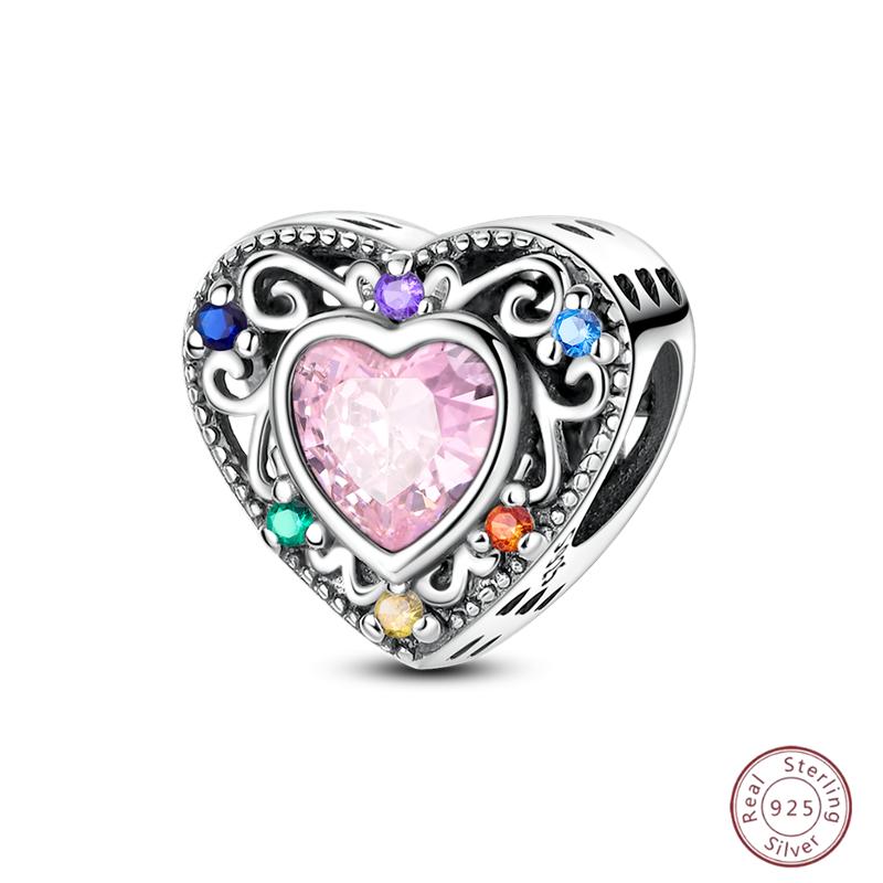 New Original Copper Beaded Bow Charm Blue Beads For Women Exquisite Diy Birthday Jewelry Gifts