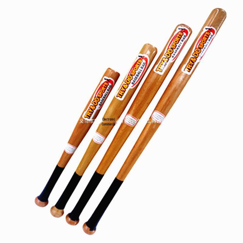 Solid Wood Baseball Bat - Sturdy Self-Defense and Home Protection Tool