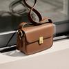 Mrs. Qiao Bag Women 2025 New Versatile Crossbody Bag High-End Small Square Bag Genuine Leather Women's Shoulder Bag
