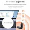 Driver-Free 5G Dual-Band USB WiFi Adapter with 1300M Gigabit Speed