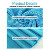 Quick Dry Fitness Cool Towels with Silicone Storage Bag Mini Sweat Towels Breathable Portable Ice Towels