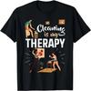 Cleaning Is Therapy Housekeeping Housekeeper Graphic T-Shirt