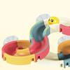 Duschbahn Spielzeug Niedliches Entlein Baby Bad Bahn Rutsche Spielzeug Pädagogisches Badezimmer Zusammenbauen Kinder