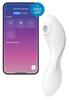Satisfyer Curvy Trinity 5+ Connected Clitoral Stimulator White - Satisfyer - Suction Stimulators