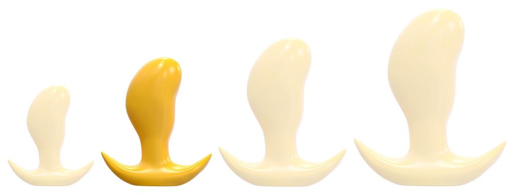 Frijo Plug M 13 X 5.5cm Yellow - FUKR - Prostate Stimulators