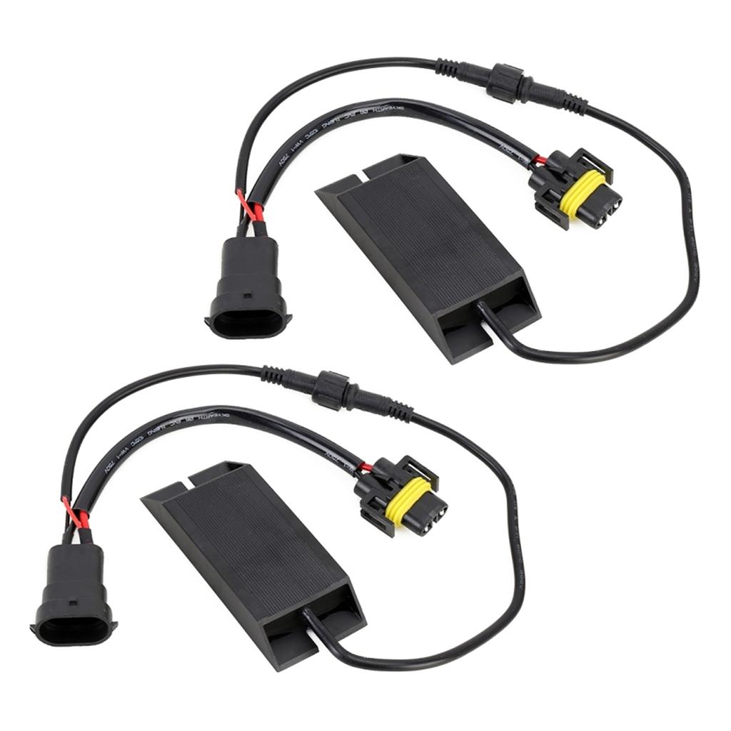 Paar Auto-Licht-Splitter-Widerstands-Decoder 9006-Sockel Hohe Leistung mit geringer Betriebswärme DC 12V