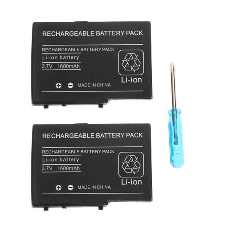 Professional 1600mAh 3.7V Rechargeable Lithium-ion Battery + Tool Pack Kit for DSL for NDS Lite