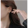 Korean Style Geometric Elegant Three-Prong Stud Earrings for Women