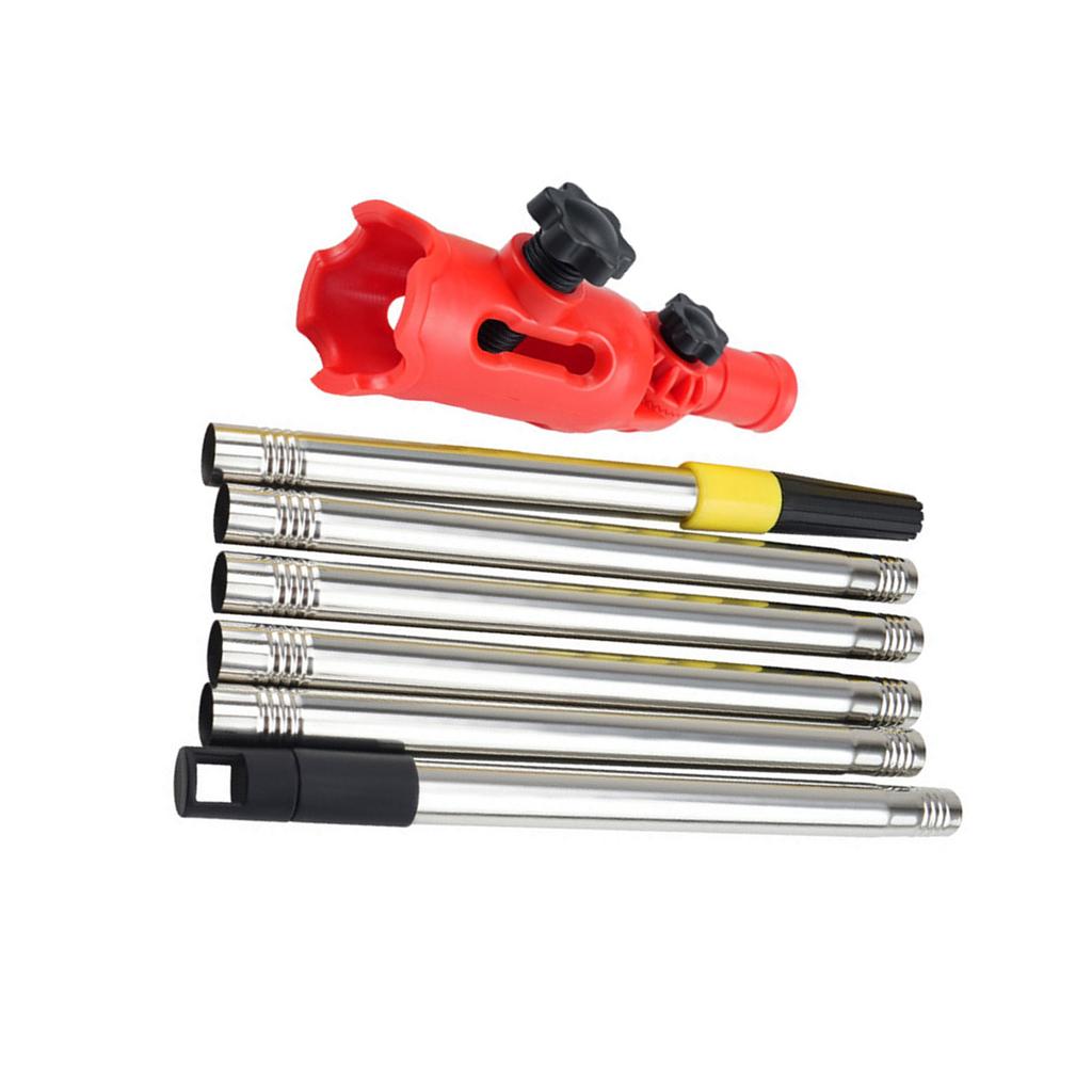 MultiAngle Portable Paint Roller Extension Poles Attachments Long Paint Brush Tool Flexible Paint Brush Extender