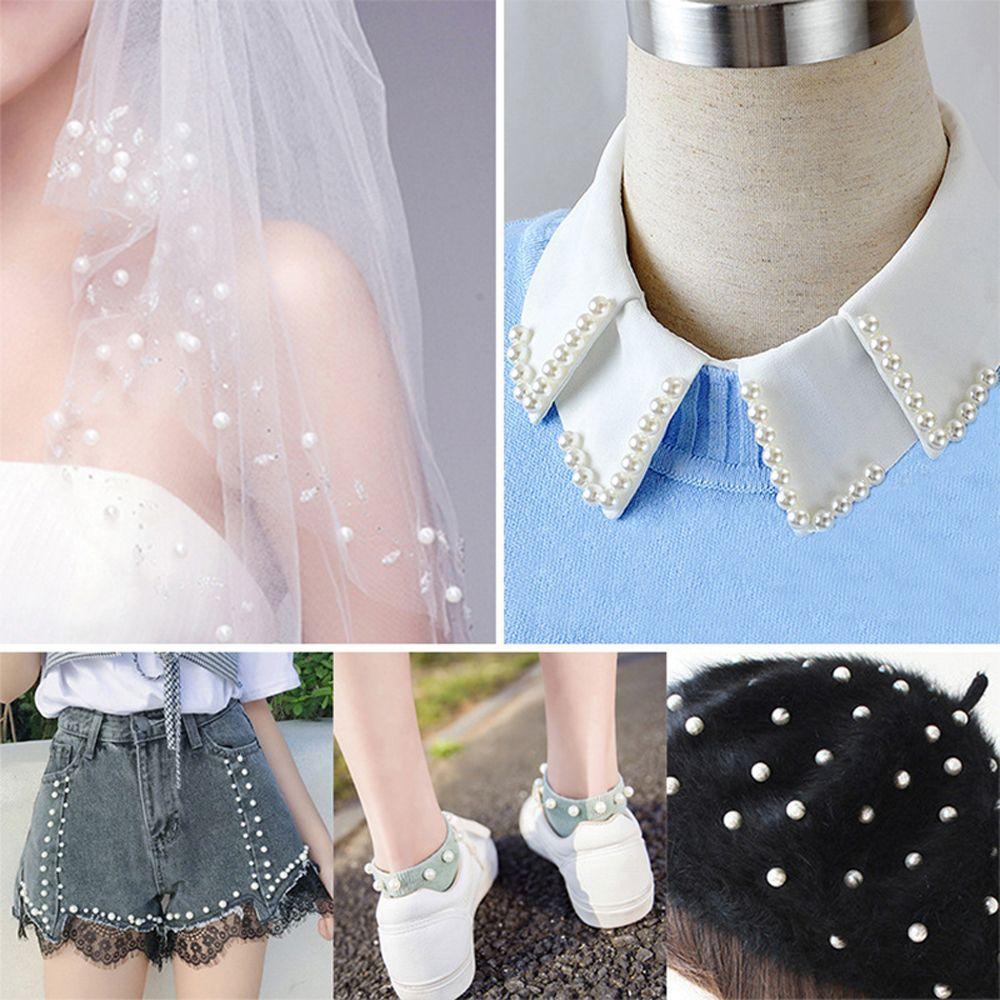 Size Leather Bag Clothes Accessories Handmade DIY Sewing Rivet Pearl Studs DIY Rivet Pearl Rivet