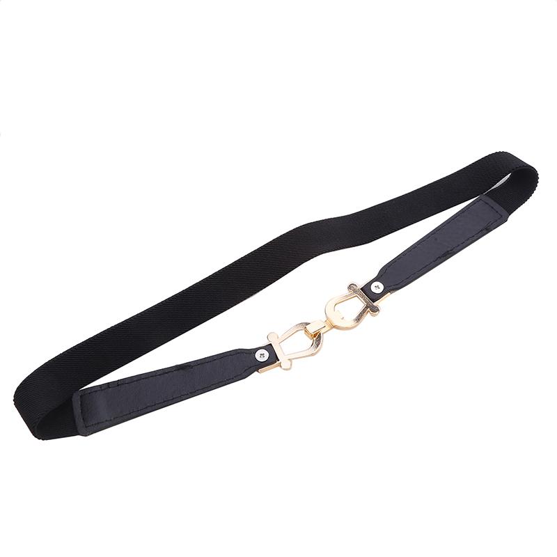 

Модный женский узкий пояс для платьев, женские модные эластичные ремни, поясной ремень, поясной ремень Cinch Cinturon Mujer 64cm чёрный