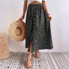 Sequin Skirt Glitter Skirt Women's Elastic Waist Glitter Skirt With Women's Sequin Skirt Glitter Skirt Elastic Waist Skirt Skirt