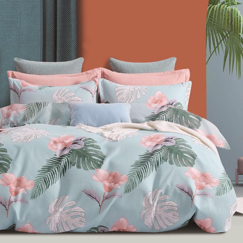 Faunen Plush Flannel 4-Piece Bedding Set