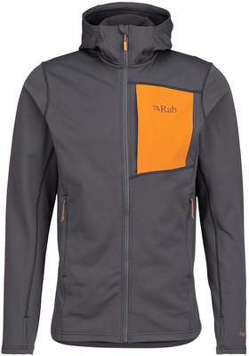 Jacket Rab Superflux Hoody Fleece Jacket Graphene