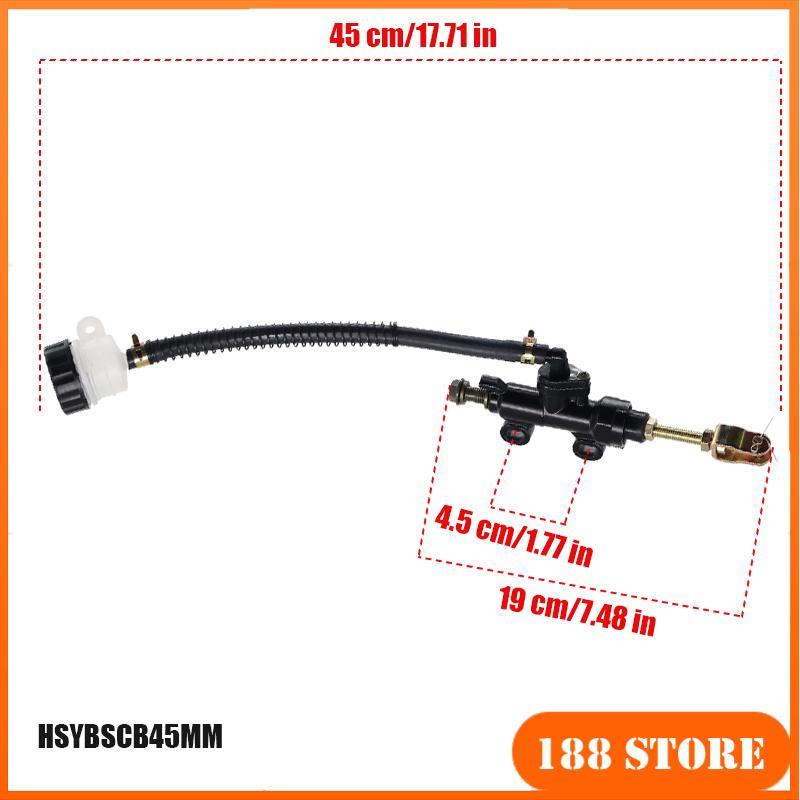 Universal Motorcycle Rear Brake Pump Hydraulic Master Cylinder For ATV 50-250CC Pit Dirt Bike
