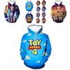 Útulná mikina Toy Story 4 Šerif Woody Buzz Rakeťák pro ležérní pohodlí