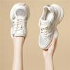 Douyin beliebt Retro lässige Sportschuhe erhöht und vielseitig tägliche einzelne Schuhe grau Damen Mesh Plateau Dad Shoes