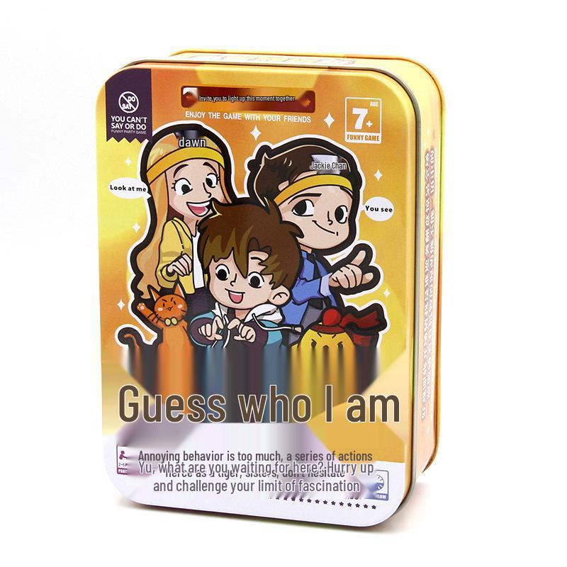 Guess Who I Am: Adult Educational Card Game for Parties, Students, and Team Building
