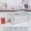 304 Stainless Steel Sealed Food Storage Container