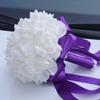 Silk Flowers Artificial Hand Bouquet Romantic Bridal Bouquets  Ceremony Anniversary