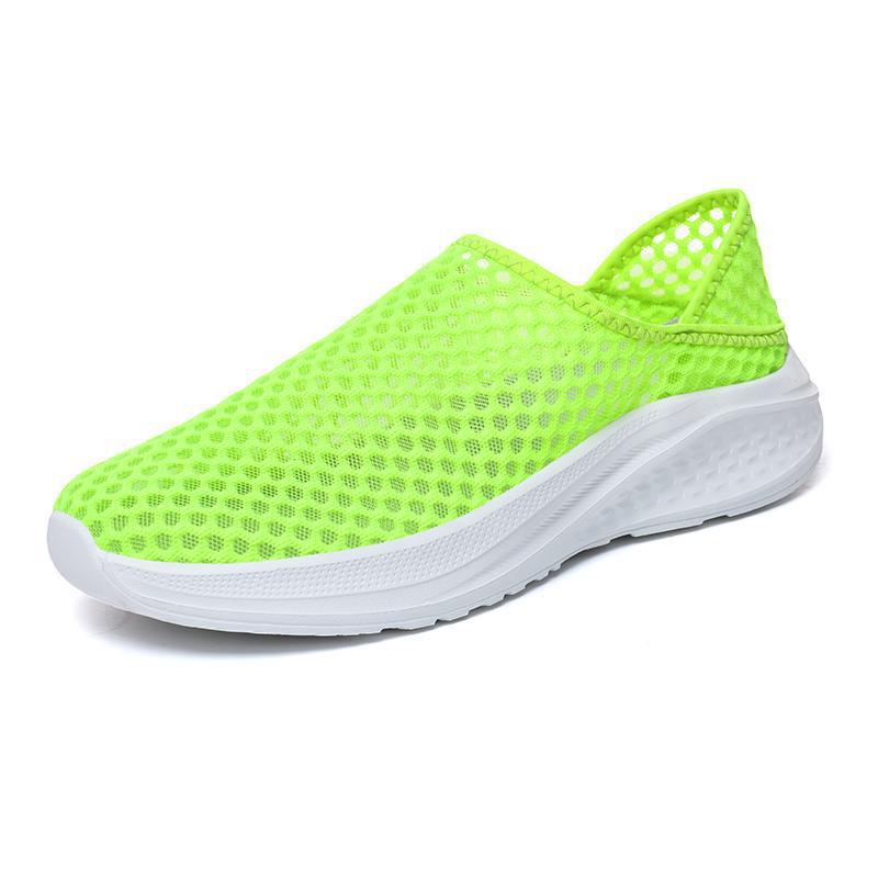Fashion 36-48 Size Hollowed Out Mesh Shoes for Men and Women Light Breathable Walking Men Shoes Summer Comfortable Casual Men Sneakers