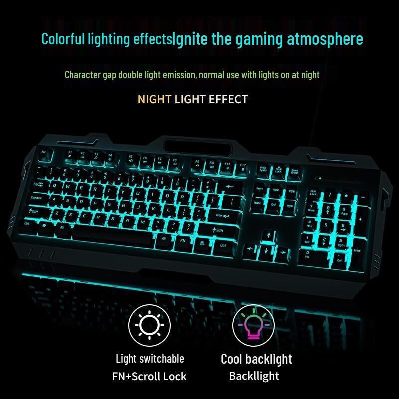 87-Key Wired Mechanical Gaming Keyboard