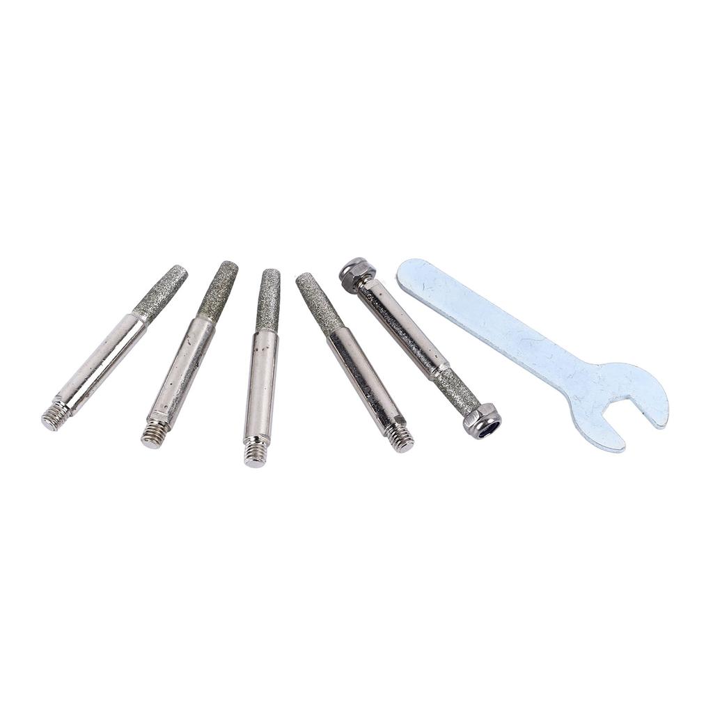 5PCS Chainsaw Sharpener Grinding Stones Drill Bit High Hardness Chainsaw Sharpening Tool for Small