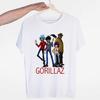 Gorillaz Music Band For Fans Cotton White Full Size Unisex Classic Shirt BT294