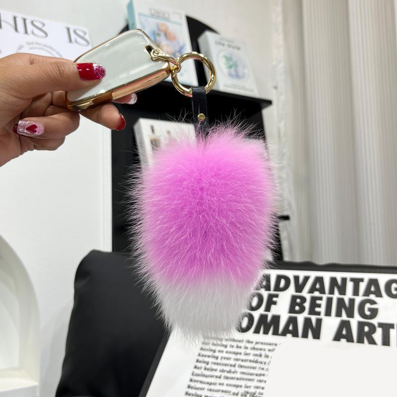 Geanta cu coada cu blana Pandantive Decoratiuni Plush Moale Blana artificiala Accesorii cadou minunate