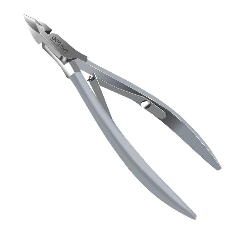 Ukrainisch-Russische Mattierte Edelstahl-Nagelhautzange und Professionelle Spitzschere
