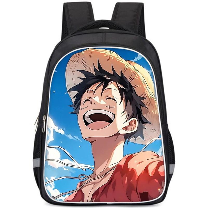Large Capacity Lightweight Oxford Cloth Backpack For Kids Unisex School Bag