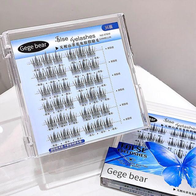Gege Bear - No Terrier Glue Free False Eyelashes - Camellia