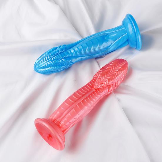 Suction Cup Fantasy Animal Dildo for Women, Soft Alien-Shaped Fake Phallus, Real Touch Adult Toy for Solo Hands-Free Play