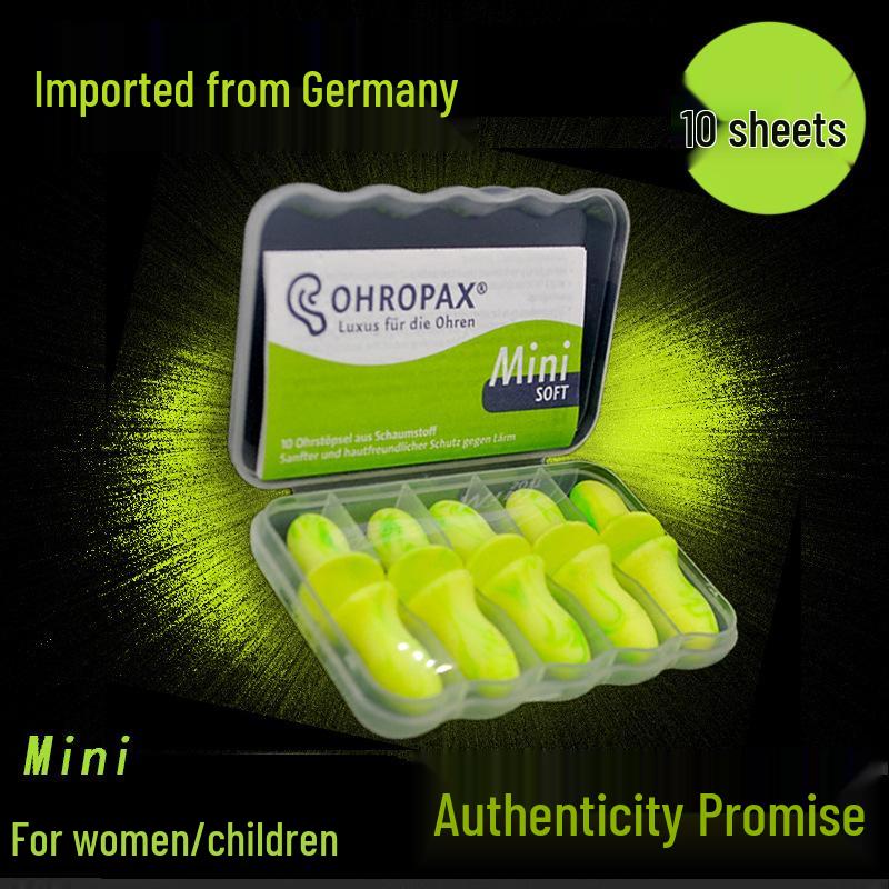 OHROPAX Noise-Cancelling Earplugs for Sleep and Study New Young 5 Pairs (German Version)