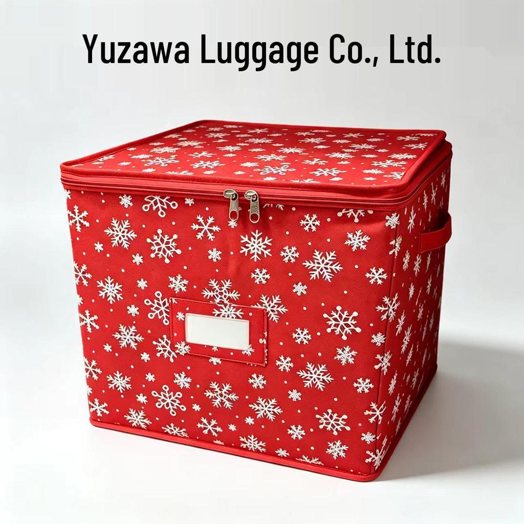 Foldable 16-Grid Dustproof Moistureproof Christmas Ornament Storage Box
