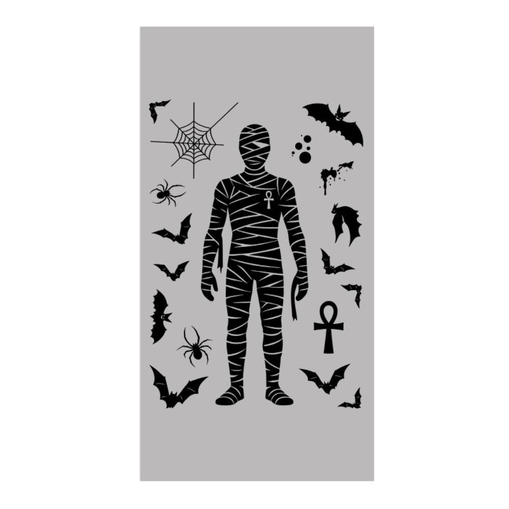 Removable Static Halloween Static Cling Decal DIY Spooky Party Door Stickers Party Supplies