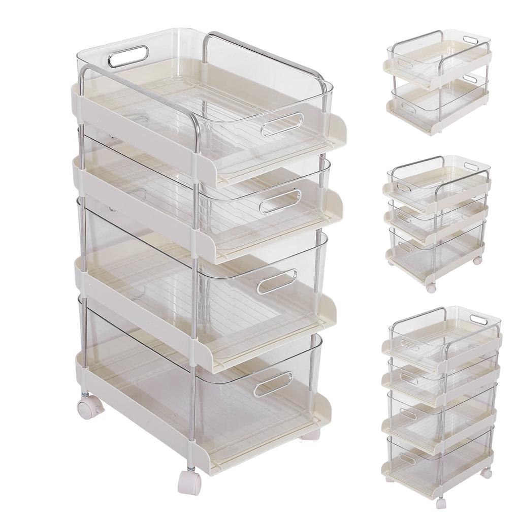 Regał magazynowy Organizer Wielofunkcyjny Stojak do ekspozycji kosmetyków przekąsek do Kuchni Be