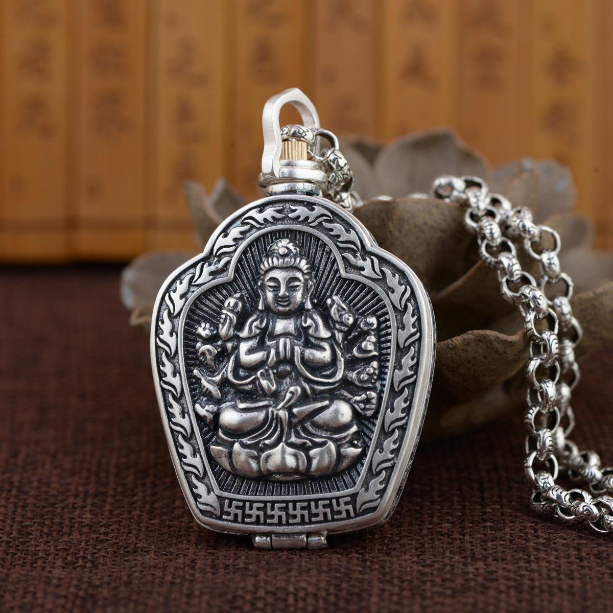 

Golden Deer King S990 Sterling Silver Antique Thai Zodiac Pendant Dog and Pig