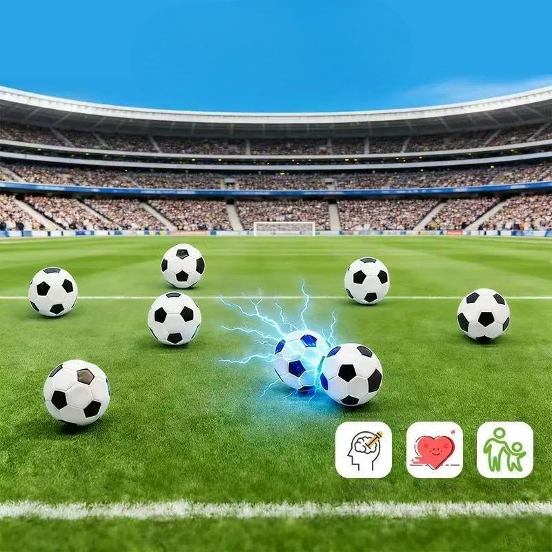 Soccer Magnetic Game with String & 20 Football-Shaped Stones – Fun Puzzle Strategy Games for Family Game Night, Party, Travel & Camping