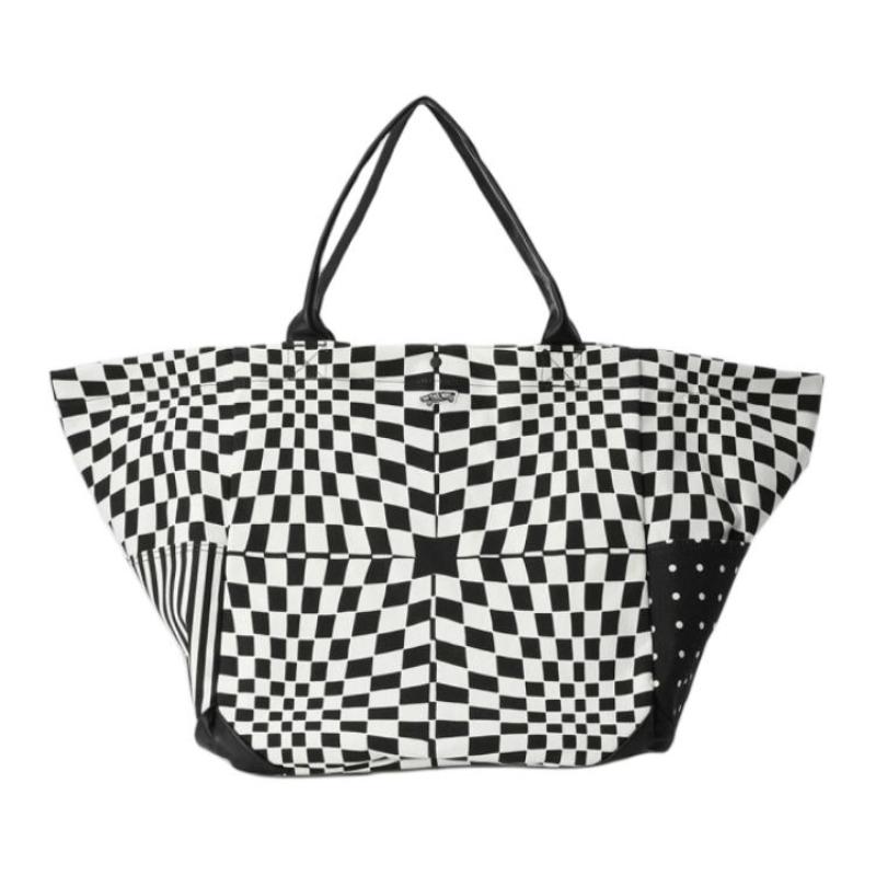 

Vans Cotton Canvas Tote Shopping Bag Handbag Shoulder Bag Women s Black Vans VN000GW6BLK1 чёрный