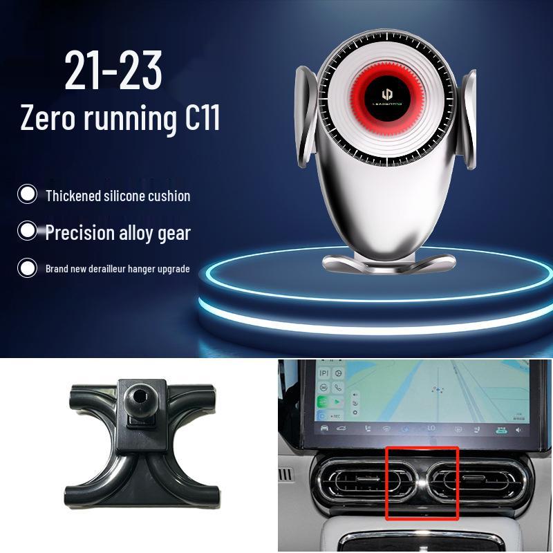 Leapmotor T03/C11/C01 Air Vent Phone Holder: Gravity Navigation Support.