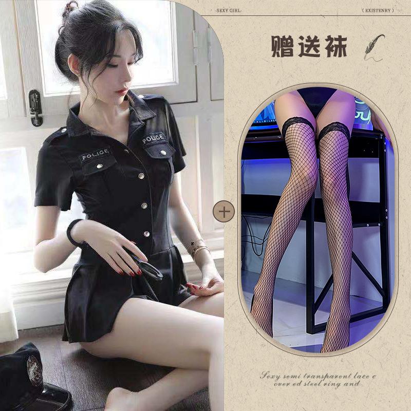 Sexy policewoman uniform stewardess professional suit nightclub cosplay sexy underwear performance costume wholesale