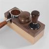 Coffee Tamper Holder Espresso Tamping Station Coffee Tools Rack Coffee Accessories Wood Materoal Gift for Coffee Lover
