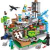 Minecraft-Themed Cave Village Construction Set for Kids - Educational Puzzle with Building Blocks