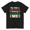 Couple Matching Funny My Wife Is Bolivian Nothing Scares Me T Shirt