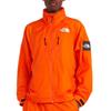 Wind Shell Jacket Retractable Hood Red Orange