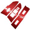 Red Carbon Fiber Window Switch Panel Cover Trim For Toyota Corolla 2014-2018