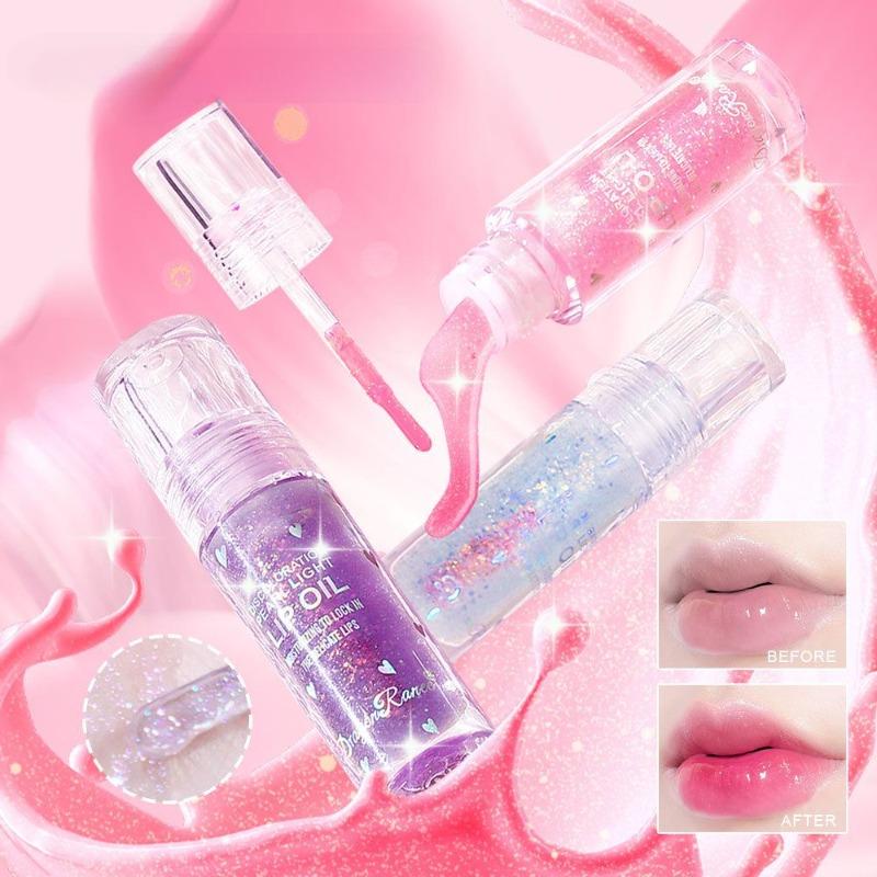 Eisklarscher Lipgloss, Feiner schimmernder perlmuttartiger feuchtigkeitsspendender Lipglaze-Base, Warm-verändernder Lipgloss