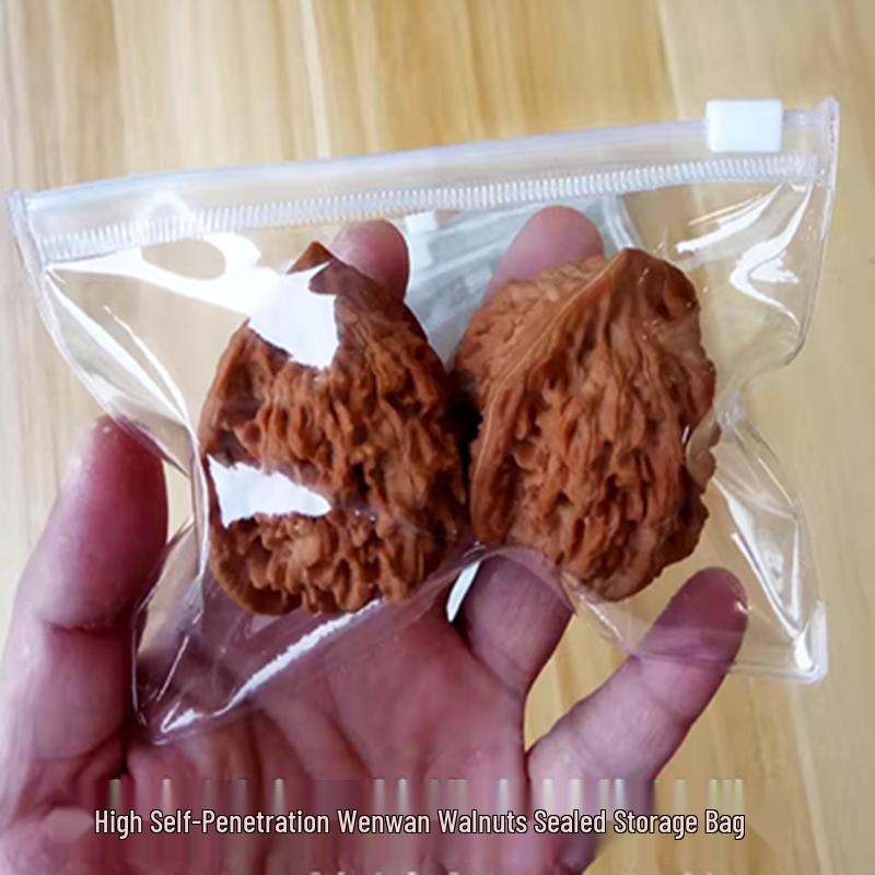 High-Transparency Self-Sealing Storage Bag for Jewelry, Buddhist Beads & Cultural Items